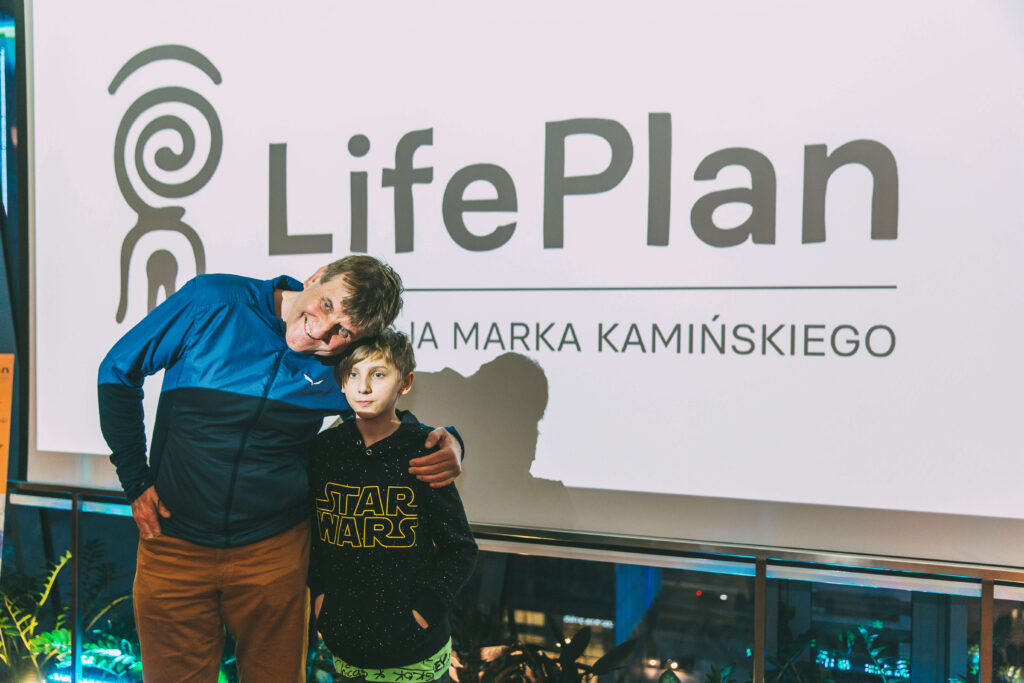 LifePlan Marek Kamiński z podopiecznym fundacji